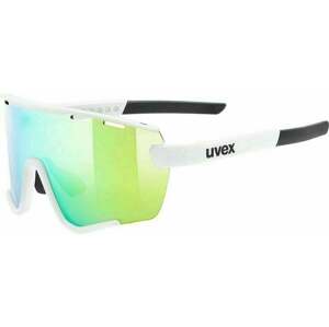 UVEX Sportstyle 236 Set White Mat/Green Mirrored Cyklistické okuliare