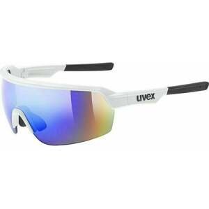 UVEX Sportstyle 227 White Mat/Mirror Blue Cyklistické okuliare