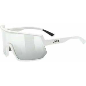 UVEX Sportstyle 235 White Mat/Silver Mirrored Cyklistické okuliare