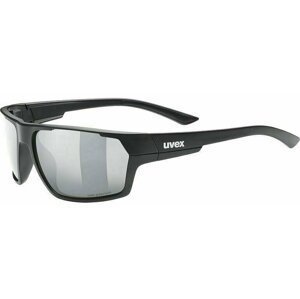 UVEX Sportstyle 233 Polarized Black Mat/Litemirror Silver Cyklistické okuliare