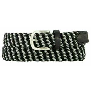 Alberto Belt Metal Braided Black/Silver Womens 100