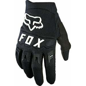 FOX Youth Dirtpaw Glove Black/White YL Rukavice