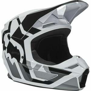 FOX Youth V1 Lux Helmet Black/White YM Prilba