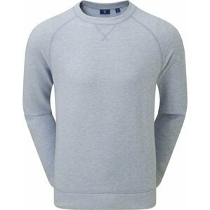 Footjoy French Terry Crew Mens Neck Sweater Dove Grey L