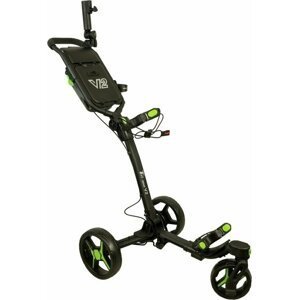 Axglo Tri-360 V2 3-Wheel SET Black/Green Manuálny golfový vozík