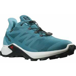 Salomon Supercross 3 GTX Crystal Teal/White/Barrier Reef 46