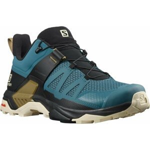 Salomon Pánske outdoorové topánky X Ultra 4 Mallard Blue/Bleached Sand/Bronze Brown 41 1/3