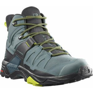 Salomon Pánske outdoorové topánky X Ultra 4 Mid GTX Trooper/Black/Evening Primrose 43 1/3