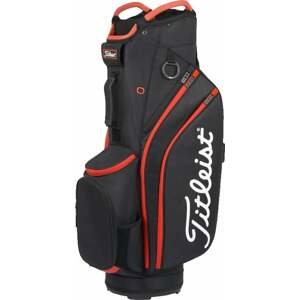 Titleist Cart 14 Black/Black/Red Cart Bag