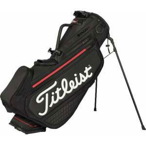 Titleist Jet Black Premium StaDry Black/Black/Red Stand Bag