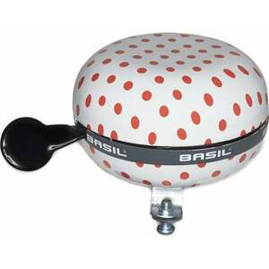 Basil Polkadot White/Red Dots 80mm