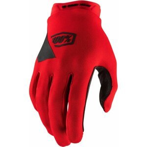 100% Ridecamp Gloves Red L Cyklistické rukavice