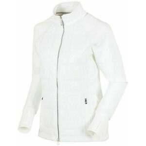 Sunice Womens Ella Hybrid Lightweight Thermal Stretch Jacket Pure White Silver Zipper M