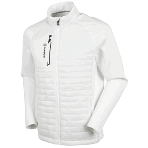 Sunice Hamilton Thermal Hybrid Mens Jacket Pure White/Black L