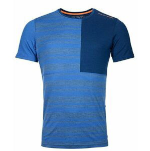 Ortovox Pánske termoprádlo 185 Rock'N'Wool Short Sleeve M Just Blue S