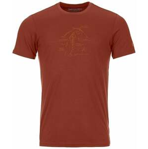 Ortovox 120 Tec Lafatscher Topo T-Shirt M Clay Orange M