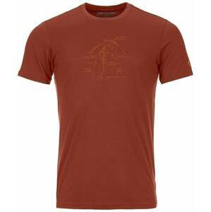 Ortovox 120 Tec Lafatscher Topo T-Shirt M Clay Orange S