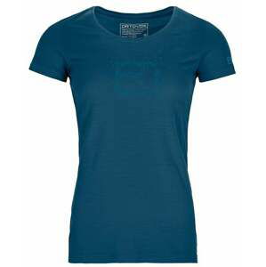 Ortovox 150 Cool Leaves T-Shirt W Petrol Blue L