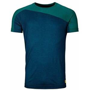 Ortovox 170 Cool Horizontal T-Shirt M Petrol Blue Blend L Outdoorové tričko