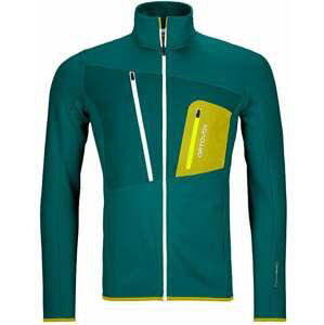 Ortovox Outdoorová mikina Fleece Grid Jacket M Pacific Green XL