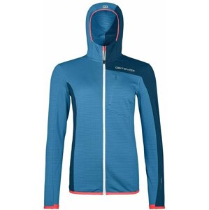 Ortovox Fleece Light Grid Hooded Jacket W Heritage Blue XS