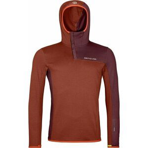 Ortovox Outdoorová mikina Fleece Light Grid SN Hoody M Clay Orange L