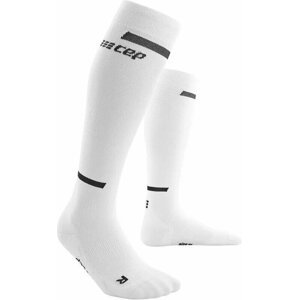 CEP WP200R Compression Tall Socks 4.0 White III Bežecké ponožky