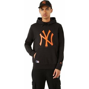New York Yankees Mikina MLB Seasonal Team Logo Black/Orange XL