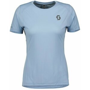 Scott Trail Run SS Womens Shirt Glace Blue M Bežecké tričko s krátkym rukávom