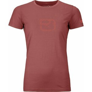 Ortovox 150 Cool Leaves T-Shirt W Blush L Outdoorové tričko