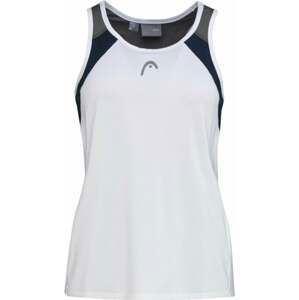 Head Club Jacob 22 Tank Top Women White/Dark Blue XL