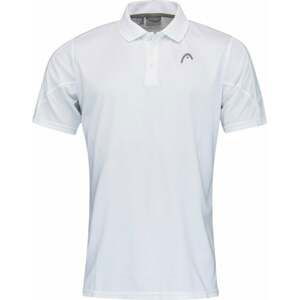 Head Club 22 Tech Polo Shirt Men White 2XL Tenisové tričko