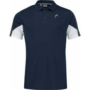 Head Club 22 Tech Polo Shirt Men Dark Blue 2XL Tenisové tričko