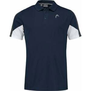 Head Club 22 Tech Polo Shirt Men Dark Blue M Tenisové tričko