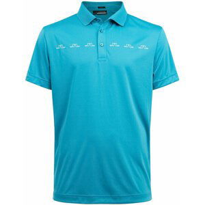 J.Lindeberg Zip Slim Fit Golf Polo Enamel Blue XL