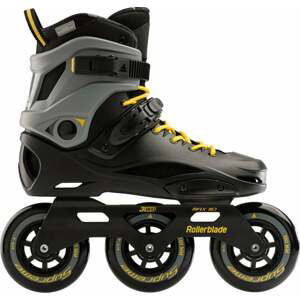 Rollerblade RB 110 Black/Saffron Yellow 44,5 Kolieskové korčule