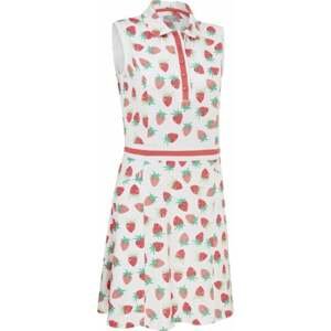 Callaway Women Printed Strawberry Dress Brilliant White L