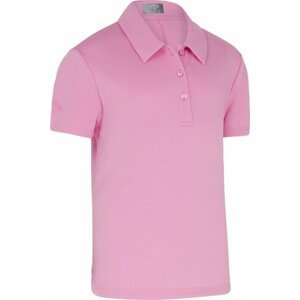 Callaway Youth Micro Hex Swing Tech Polo Pink Sunset S
