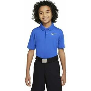 Nike Dri-Fit Victory Boys Golf Polo Royal/White XL