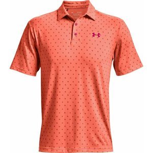 Under Armour UA Playoff 2.0 Mens Polo Electric Tangerine/Knock Out 2XL