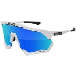 SCICON Aeroshade XL White Gloss/SCNPP Multimirror Blue/Clear Cyklistické okuliare