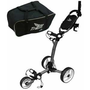 Axglo TriLite SET Grey/White Manuálny golfový vozík