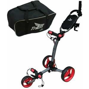 Axglo TriLite SET Grey/Red Manuálny golfový vozík