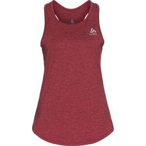 Odlo Women's Run Easy Tank Holly Berry Melange L Bežecké tielko