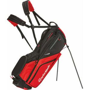 TaylorMade Flex Tech Crossover Stand Bag Black/Red Stand Bag