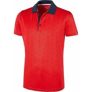 Galvin Green Mayson Ventil8+ Mens Polo Shirt Red/Navy L