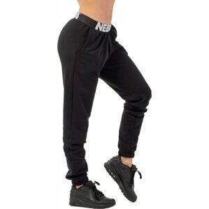 Nebbia Iconic Mid-Waist Sweatpants Black XS Fitness nohavice
