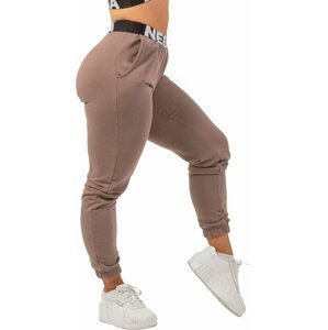 Nebbia Iconic Mid-Waist Sweatpants Brown XS Fitness nohavice