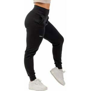 Nebbia High-Waist Loose Fit Sweatpants "Feeling Good" Black L Fitness nohavice