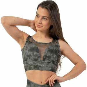 Nebbia ECO Camo Green Mesh Sports Bra "Breathe" Como Green L